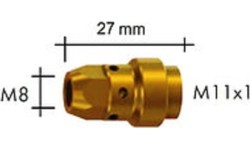Difuzorius M8/M11x1 27.0mm