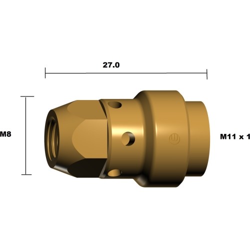 Difuzorius M8/M11x1 27.0mm