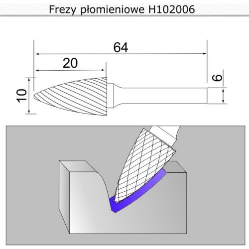 Liepsnos pjaustytuvas (H) - 10