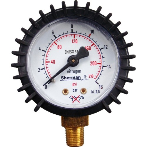 Pressure gauge ⌀ 63mm for TURBO Nitrogen reducer - Working 16 bar