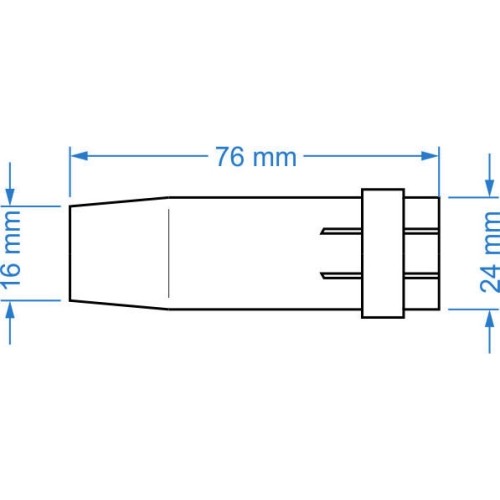 Tūta  F401 / F501 - kūginė