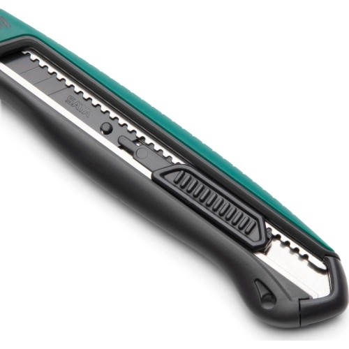 Peilis (gumuotas) su keičiama geležte 9mm