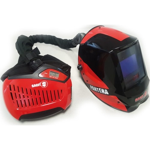 Welding helmet Pantera Air System with portable PAPR system 