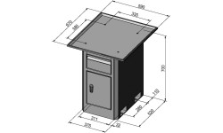 Stand BF 5 Deluxe with chip tray