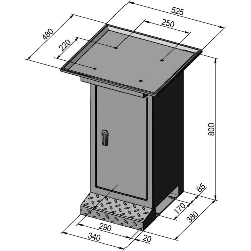 Stand BF 2 with chip tray