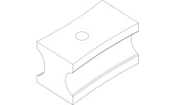 Forma lenkimui Bernardo 1“ W (Ø25,4) x 1 1/4“ W (Ø31,8), BM 42 A / BM 60 A staklėms