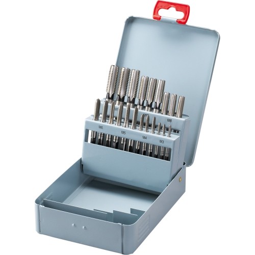 21 pcs. HSS metric hand tap set