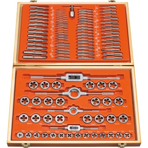 100 pcs. tap & die set