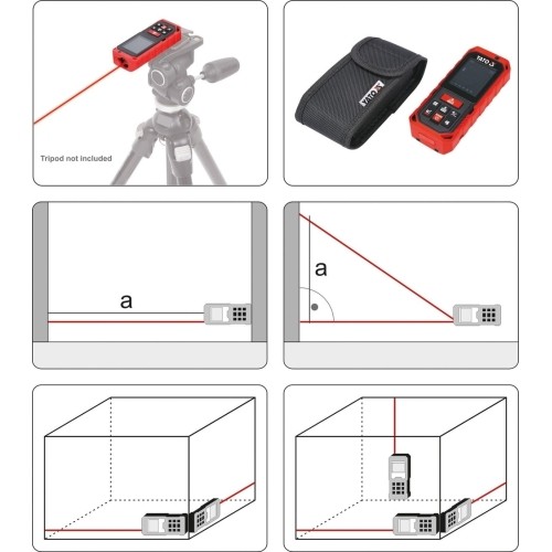 Laser distance meter 0.2-60m