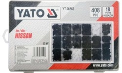Plastic Push-Type Clip Assortment (408pcs) Nissan