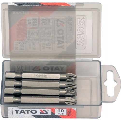 1/4"Dr POZIDRIV bit, 10pcs 2x 50mmL