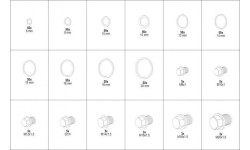 Oil drain plug and copper washer set (534pcs)