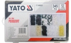 Plastic Push-Type Clip Assortment (345pcs) Peugeot