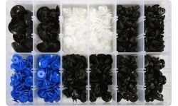 Plastic Push-Type Clip Assortment (300pcs) Opel