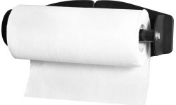 Magnetic holder for paper towels