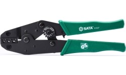 Ratchet crimping pliers for non-insulated terminals
