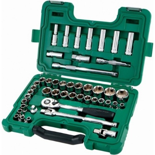 1/2" Dr. Socket set 46pcs. (8-32)+(3/8" -1") (S.A.E.)