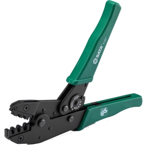 Ratchet crimping pliers for non-insulated terminals
