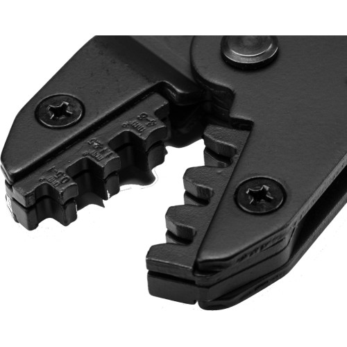 Ratchet crimping pliers for non-insulated terminals