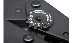 Ratchet crimping pliers for non-insulated terminals