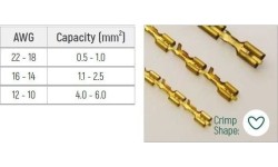 Ratchet crimping pliers for non-insulated terminals
