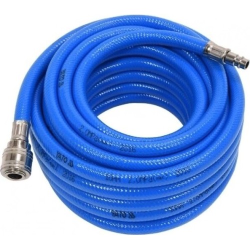 PVC air hose with quick couplers Ø10 x 14mm, 20m