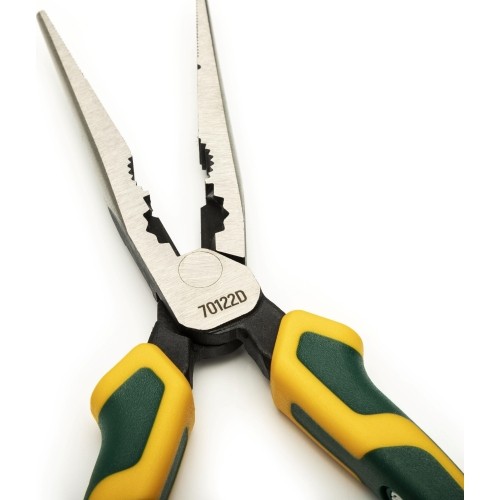 High leverage long nose combination pliers 220mm