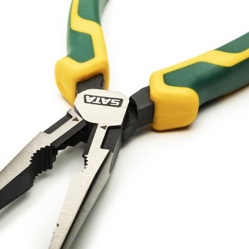 High leverage long nose combination pliers 220mm