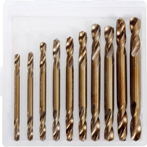 Twist drill set HSS double-sided (10pcs) 3.0-6.0mm