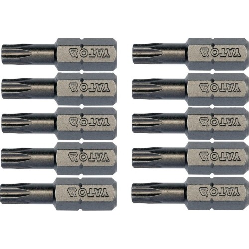 1/4"Dr TORX bit, 10pcs T20 x25mmL