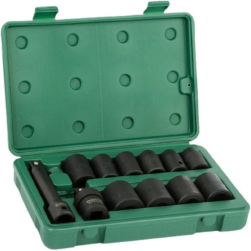 1/2" Dr. Impact socket SAE set 12pcs