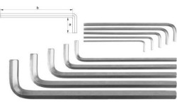 Šešiakampių prailgintų raktų rinkinys 10vnt.