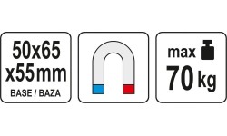 Magnetic stand for dial indicator