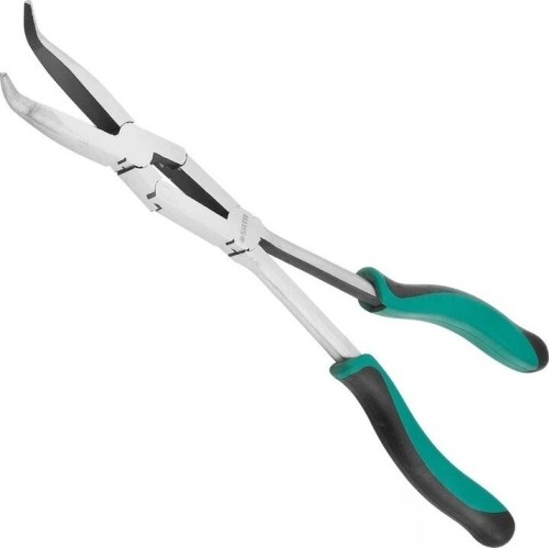 Long 45° bent nose pliers 340mm