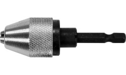 Keyless drill chuck 1/4" Ø0.5-6.5mm