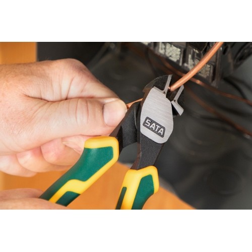 High leverage diagonal cutting pliers 195mm