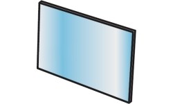 Vidinis stikliukas suvirinimo skydeliui Pantera 106X66 (1vnt.)