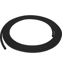 EPDM 5 x 8 mm nylon braided rubber hose from the meter - Black
