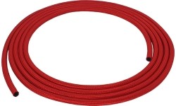 EPDM 5 x 8 mm nylon braided rubber hose from the meter - Red