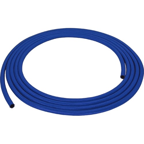 EPDM 5 x 8 mm nylon braided rubber hose from the meter - Blue