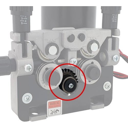 Sinchronizavimo dantratis, vielos padavimo mechanizmui 4Rn (4 ratukai)