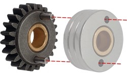 Dantratis, vielos padavimo mechanizmui 4Rn (4 ratukai)