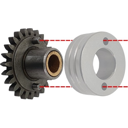 Dantratis, vielos padavimo mechanizmui 4RA (4 ratukai)