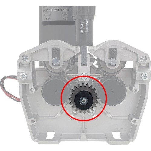 Sinchronizavimo dantratis, vielos padavimo mechanizmui 4R (4 ratukai)