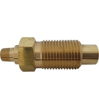 Mouse reducer inlet connector 6 - Acetylene