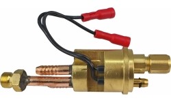 EURO MIG/MAG current-water plug - brass