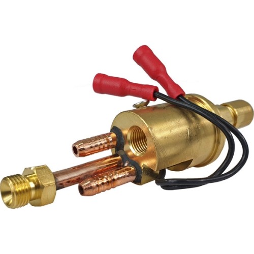 EURO MIG/MAG current-water plug - brass