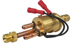 EURO MIG/MAG current-water plug - brass