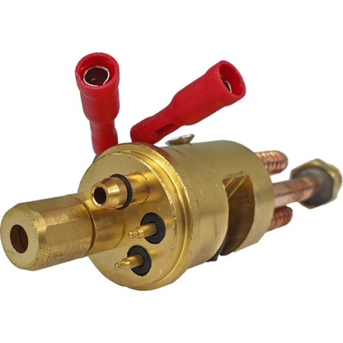 EURO MIG/MAG current-water plug - brass