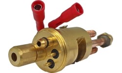 EURO MIG/MAG current-water plug - brass